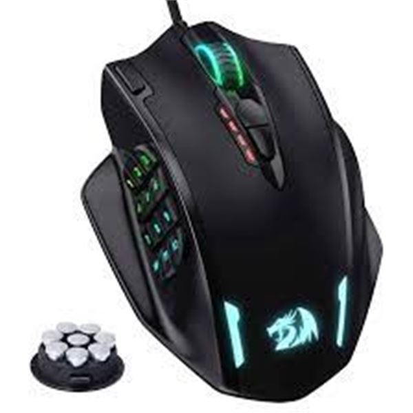 NEW REDRAGON IMPACT GAMING MOUSE RGB WIRED BLACK