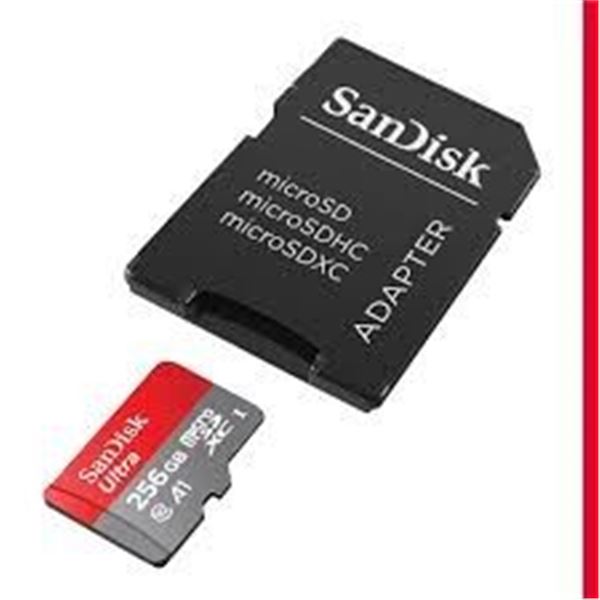 NEW WITH BOX SANDISK ULTRA MICROSDXC 256GB