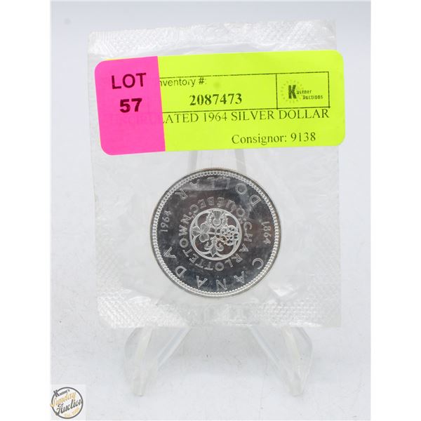 UNCIRULATED 1964 SILVER DOLLAR