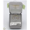 Image 1 : GENUINE DIAMOND STUD EARRINGS IN GIFT BOX