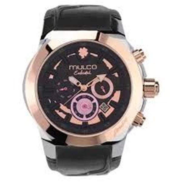 BRAND NEW MULCO ENCHANTED MAPLE BLACK PINK WATCH