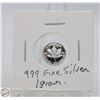 #2990-CANADIAN 999 FINE SILVER 1 GRAM WITH