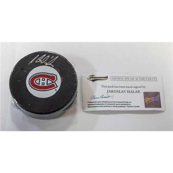 JAROSLAV HALAK SIGNED WITH COA