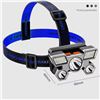 Image 2 : RECHARGEABLE BRIGHT 5-LED WATERPROOF HEADLIGHT