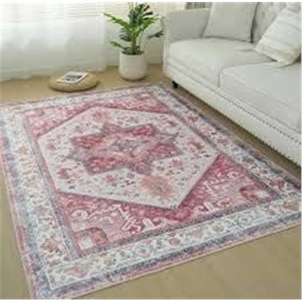 BRAND NEW BRICHOEE AREA RUG 9 X 12FT BRICKED RED