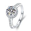 Image 5 : 2 CT GRA CERTIFIED ROUND BRILLIANT MOISSANITE 925S