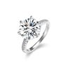 Image 5 : 5 CT GRA CERTIFIED ROUND BRILLLIANT MOISSANITE 925S
