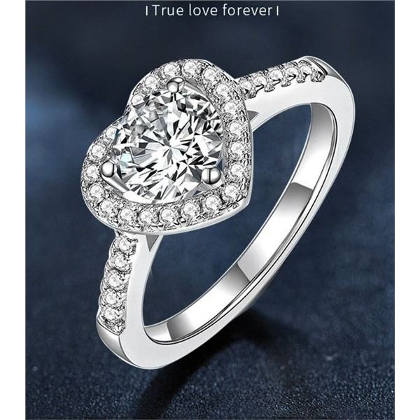 1 CT GRA CERTIFIED ROUND BRILLLIANT MOISSANITE 925S