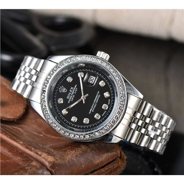 NEW REPLICA R0LEX "DATE JUST" QUARTZ WATCH