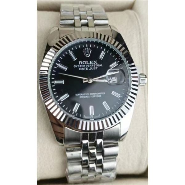 NEW REPLICA R0LEX "DATE JUST" QUARTZ WATCH