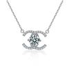 Image 5 : 1 CT GRA CERTIFIED ROUND BRILLIANT 925S NECKLACE