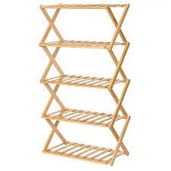 NEW ASSEMBLED 5 TIER SHOE RACK FOLDABLE