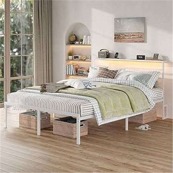 ASSEMBLED FULL SIZE EAGLE BED FRAME 008F-Q