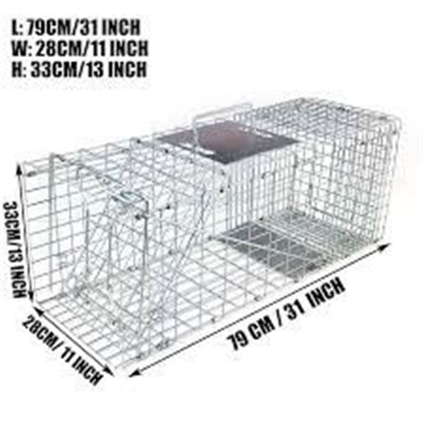 NEW E-FOUND 79CM LIVE ANIMAL CAGE TRAP