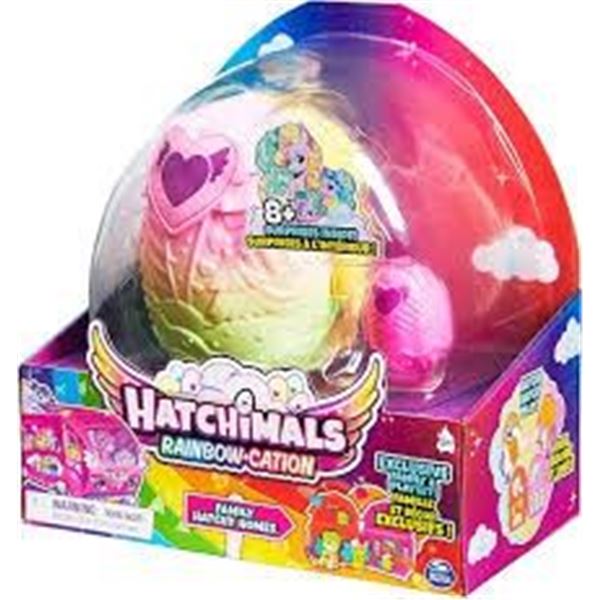 NEW WITH BOX HATCHIMALS RAINBOW CATION