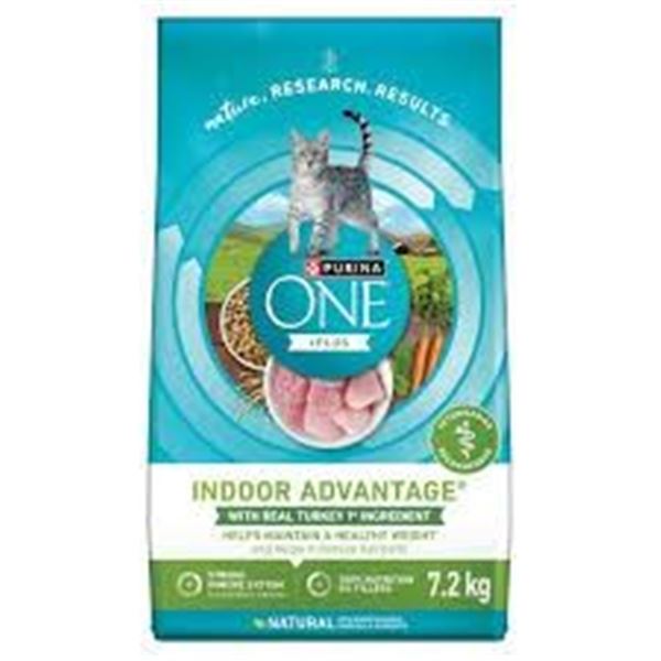 NEW 7.2KG PURINA ONE INDOOR ADVANTAGE TURKEY