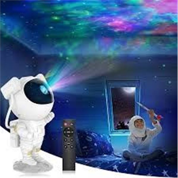 NEW WITH BOX GALAXY NIGHTLIGHT PROJECTOR ASTRONAUT