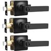 Image 1 : NEW GOEBEKOR 3PK PACK SQUARE PRIVACY DOOR LOCKS