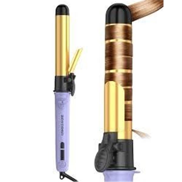 NEW ZAVAREA 1 1/4" TITANIUM AUTOMATIC CURLING IRON