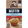 NEW 12 X 900G QUAKER MUFFIN OATMEAL
