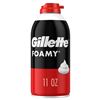 NEW 3 X 311G GILLETTE FOAMY REGULAR SHAVE FOAM