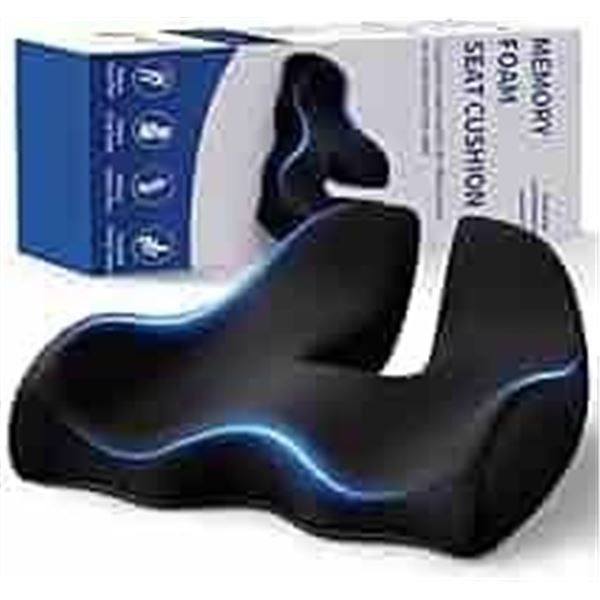 NEW WITH BAG MEMORY FOAM SEAT CUSHION 17X13.6X5"