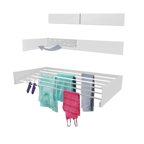 BRAND NEW INVISIBLE FOLDING CLOTHES RACK 40"