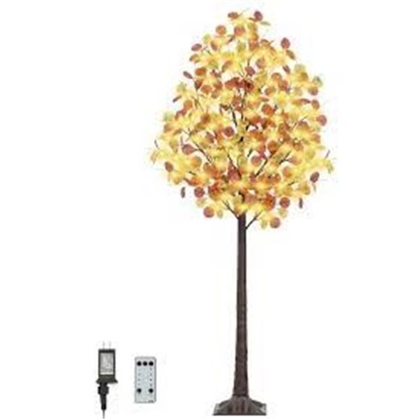 NEW 5FT FALL LIGHTED 270 LEAVES 90LED