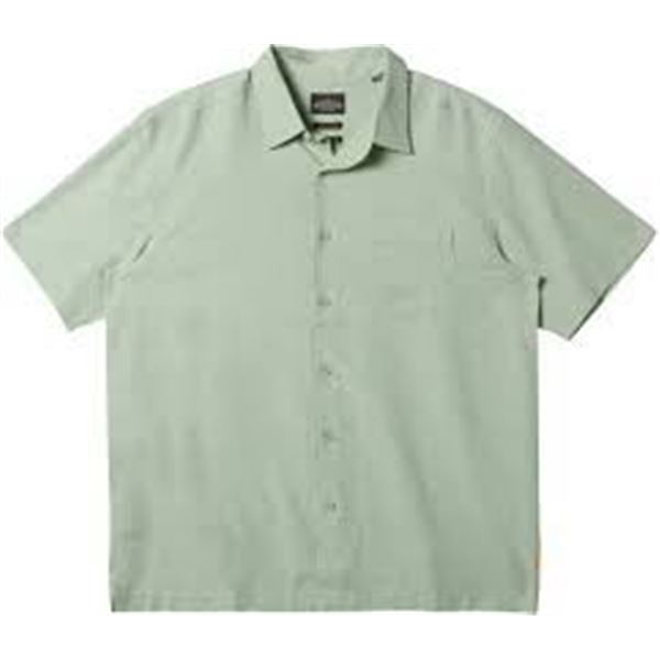 NEW QUIKSILVER XL GREEN BUTTON SHIRT