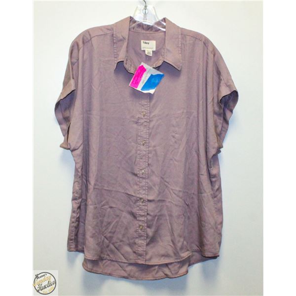 NEW TILLEY XXL PINK BUTTON SHIRT