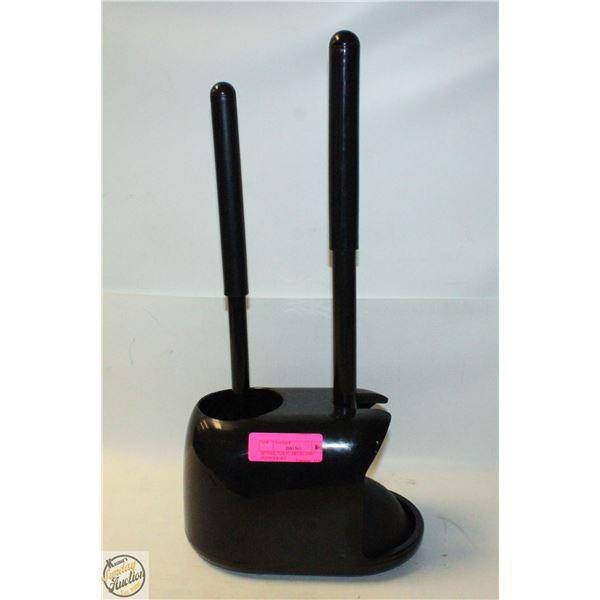 SETSAIL TOILET BRUSH AND PLUNGER SET