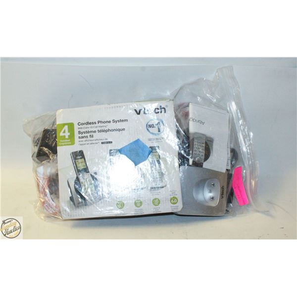 NEW REPACKED VTECH 4 HANDSET CORDLESS PHONE SYSTEM