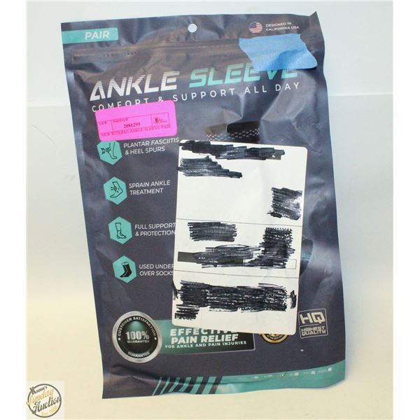 NEW WITH BAG ANKLE SLEEVE PAIR