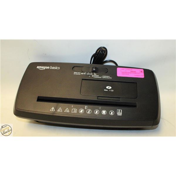 AMAZON BASICS STRIP CUT SHREDDER