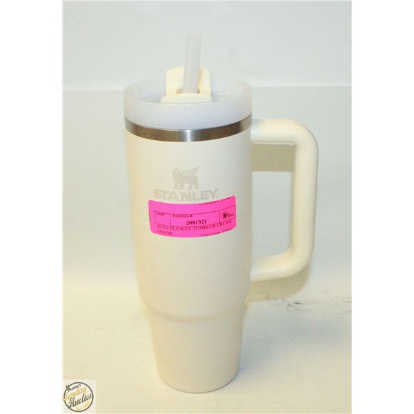 30 ZO STANLEY TUMBLER CREAM COLOR