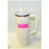 Image 1 : 30 ZO STANLEY TUMBLER CREAM COLOR