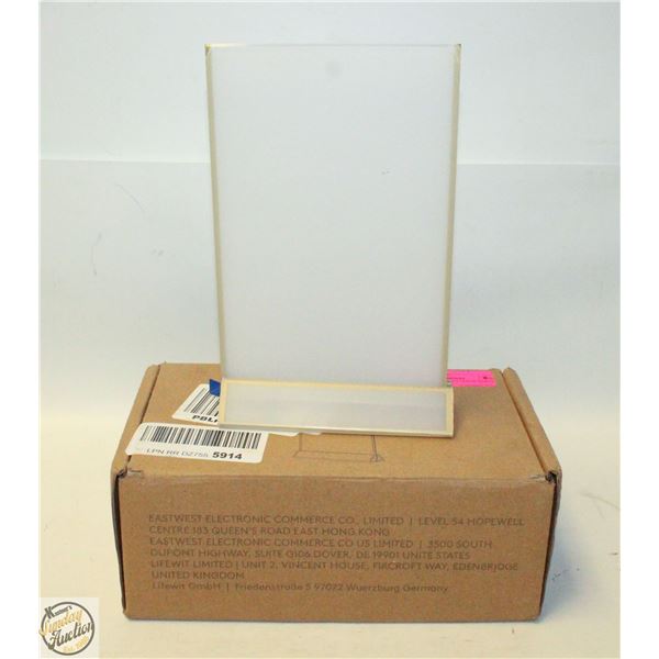 LIFEWIT 12PK 5 X 7 CLEAR ACRYLIC SIGN HOLDERS