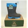 Image 1 : KAMIK SNOBUSTER 1 CHAROCAL BLUE CHILDRENS SIZE 11