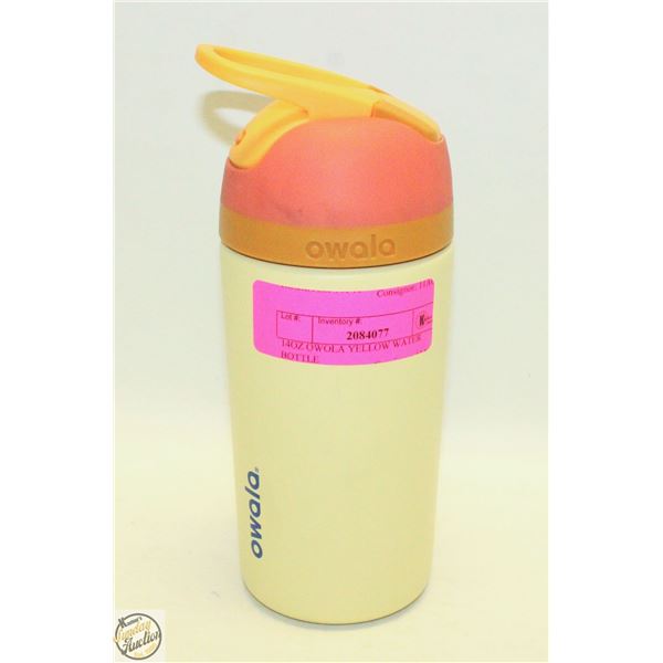 14 OZ OWOLA YELLOW WATER BOTTLE