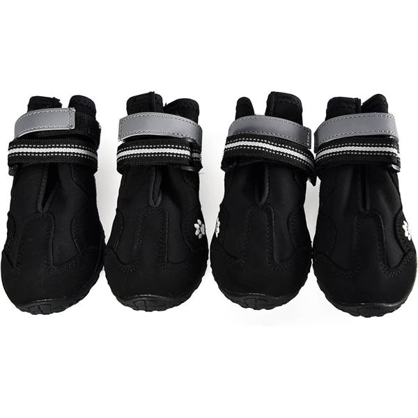 NEW AMAZON BASICS WATERPROOF ANTI-SLIP DOG BOOTS