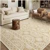 Image 1 : BRAND NEW FARMHOUSE RUG BROWN CREAM 8 X 10FT