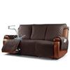 Image 1 : NEW WATERPROOF RECLINER COVER BROWN 3 SEATER
