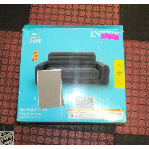 INTEX INFLATABLE PULL-OUT SOFA 46 X 88 X 26"