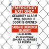 Image 1 : NEW EMERGENCY EXIT ONLY SECUITY ALARM WILL SOUND