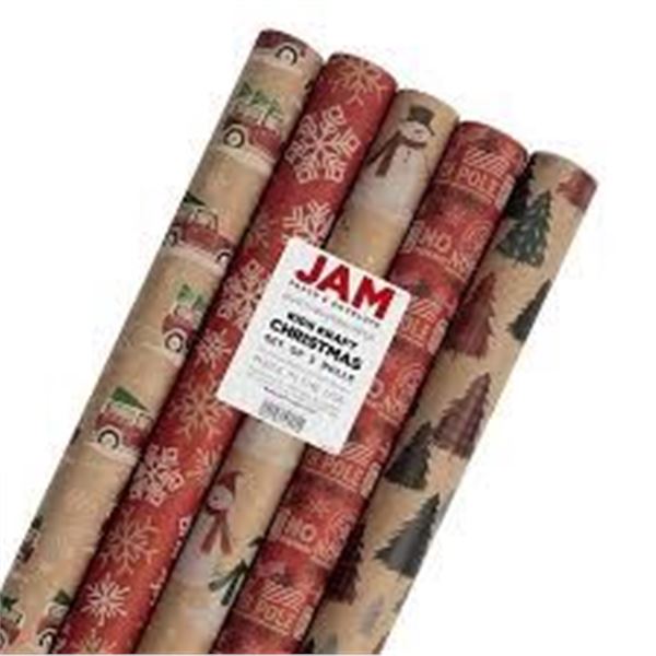NEW JAM 5 ROLLS PAPER & ENVELOPE KIDS KRAFT
