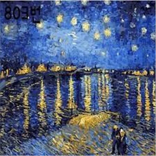 NEW PAINTING BY NUMBERS STARRY LAKE 40 X 50CM