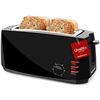 Image 1 : NEW ELITE GOURMET 4 SLICE EXTRA WIDE SLOTS TOASTER