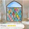 Image 1 : NEW COAVAS STAINED GLASS WINDOW FILM RAINBOW FILM