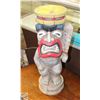 Image 1 : TIKI MAN 4"X22" STATUE STAND - FOR LIVING TM