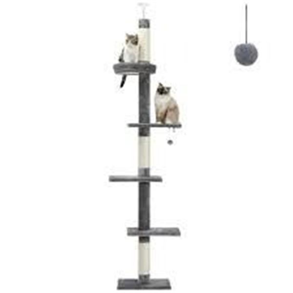 NEWLY ASSEMBLED PAWZ ROAD CAT TOWER GREY